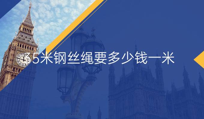 35米鋼絲繩要多少錢一米