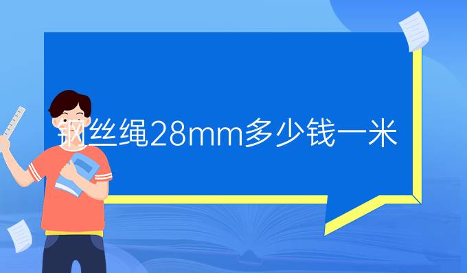 鋼絲繩28mm多少錢一米