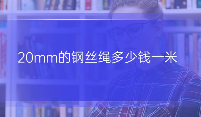 20mm的鋼絲繩多少錢一米
