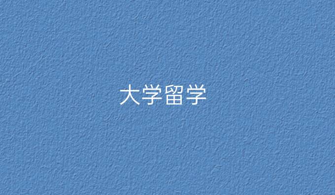 大學(xué)留學(xué)